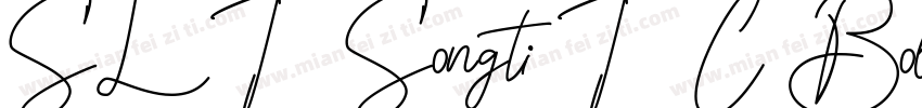SLTSongti TC Bold字体转换